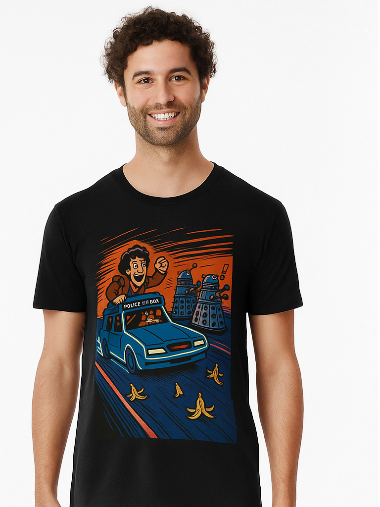 Doctor Who T-Shirt TARDIS Time Travel Tee