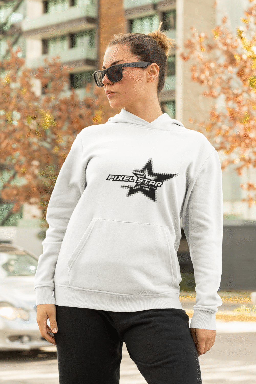Pixel Star Hoodie - Bold Urban Fashion