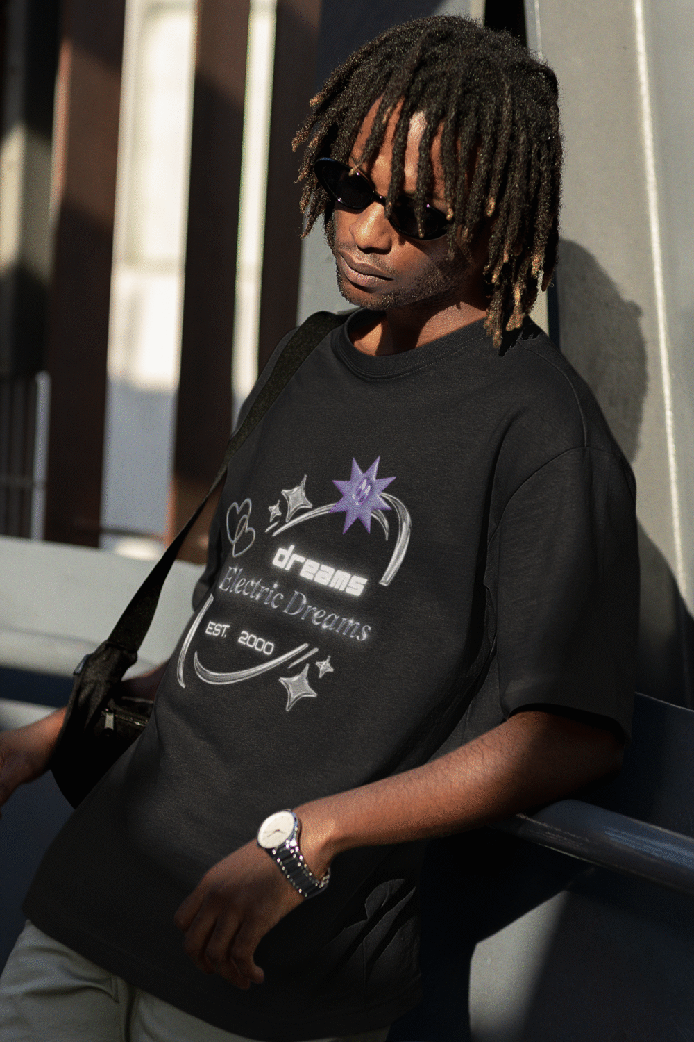 Electric Dreams T-Shirt – Y2K Nostalgia Tee