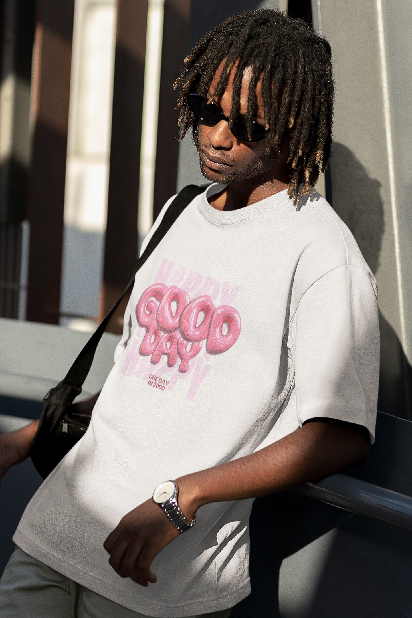 Good Day | Bubble Letter T-Shirt