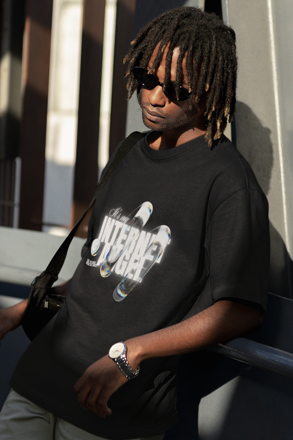 Internet Angel Holographic T-Shirt