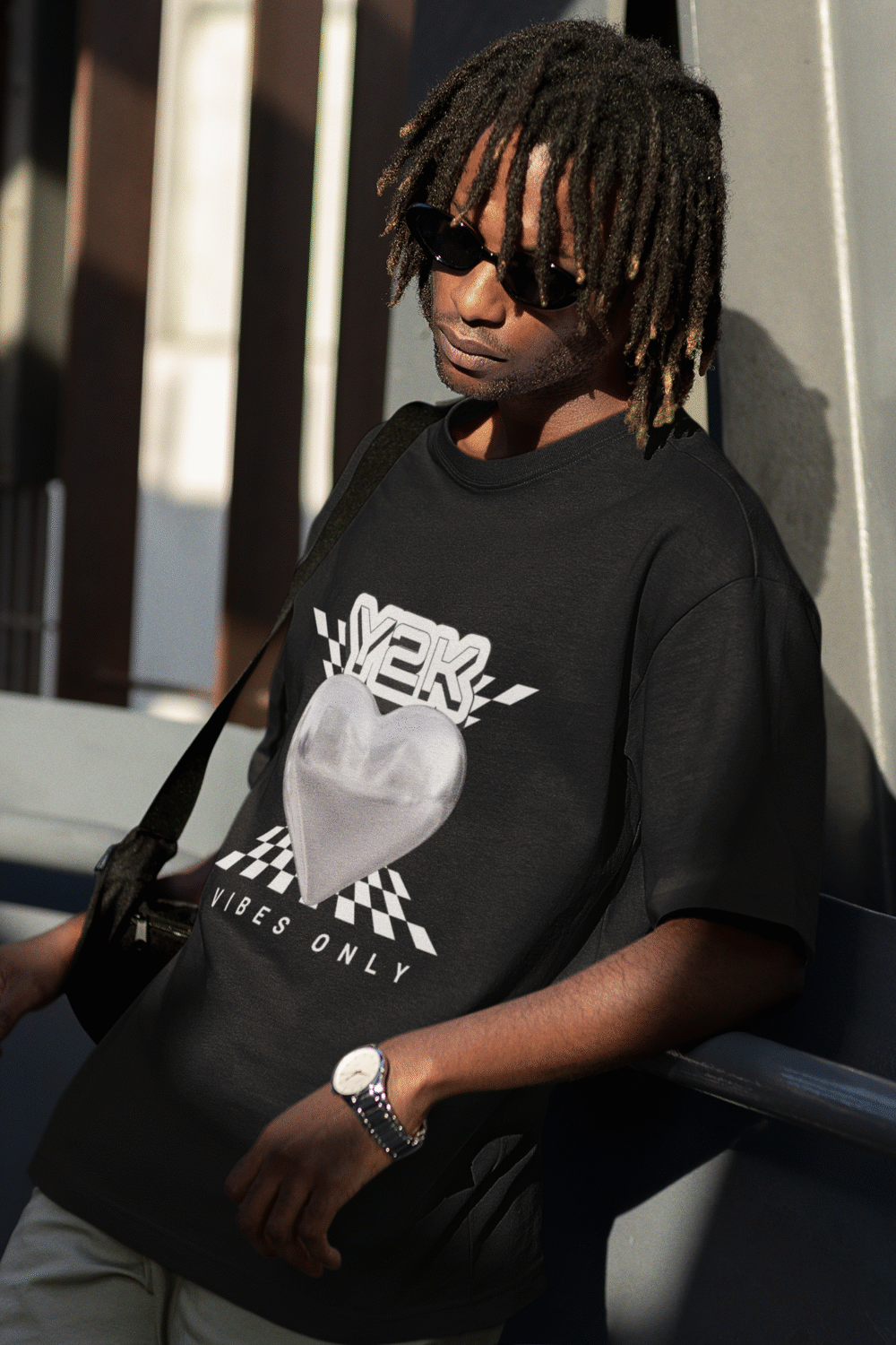 Y2K Vibes Only T-Shirt – Chrome Heart Design
