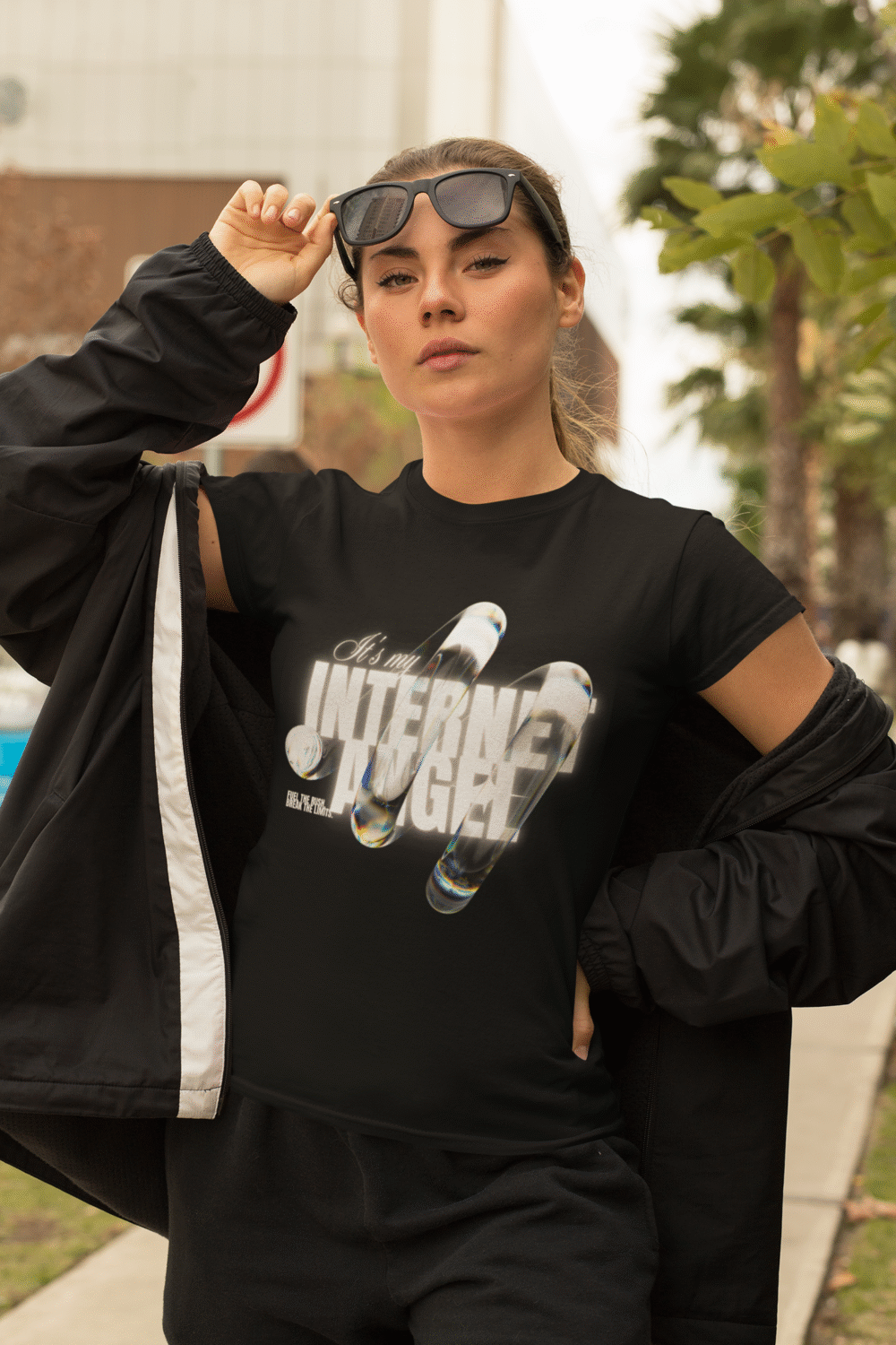 Internet Angel T-Shirt – Reflective Cyber Love