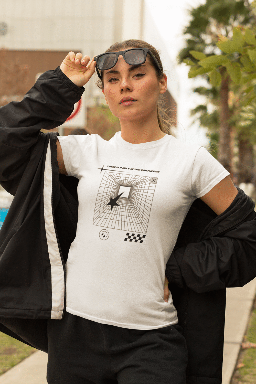 'Hole in the Earthcore' Tee, Street Fashion