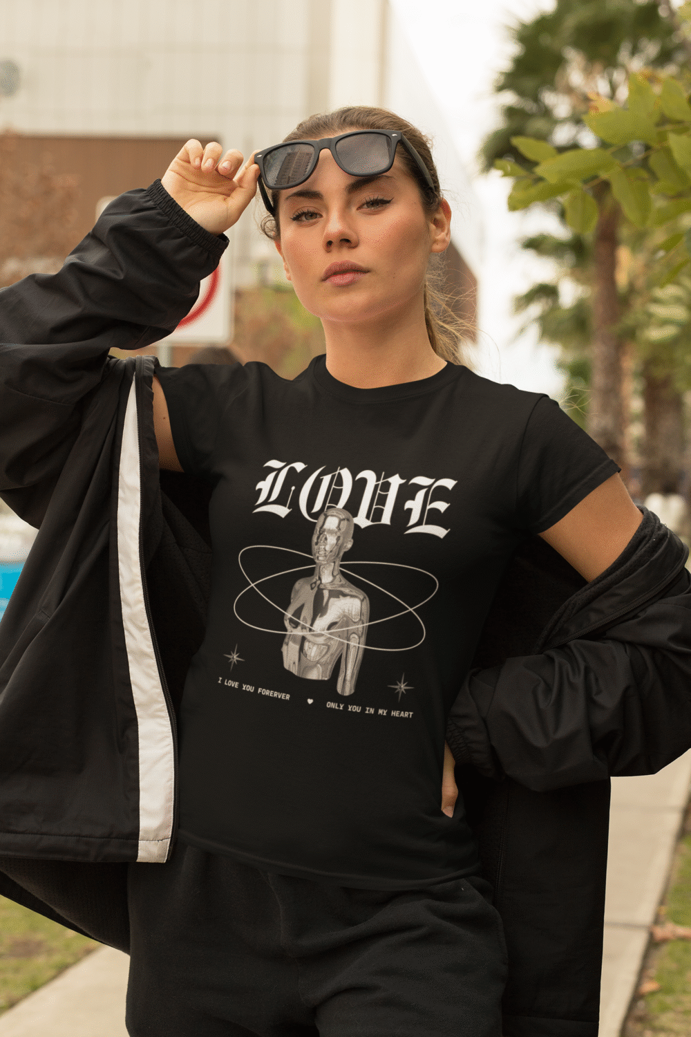 Bold Love Graphic T-Shirt for Athleisure Style
