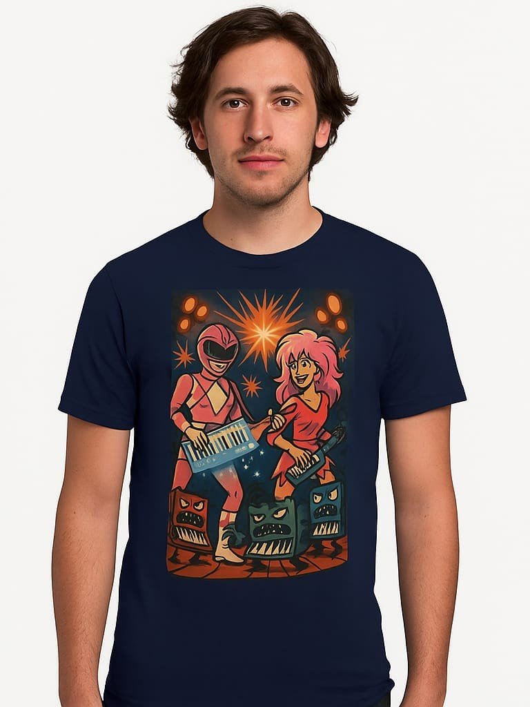 Power Rangers x Holographic Key T-Shirt